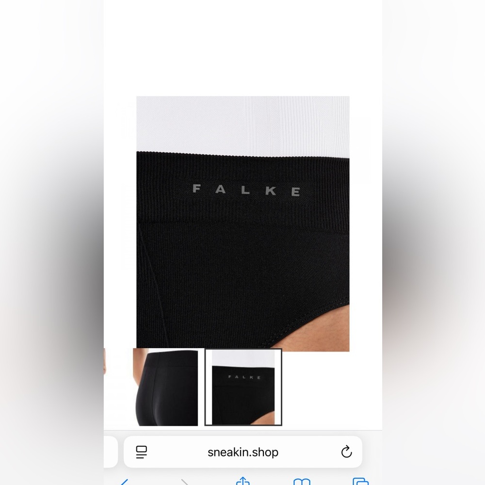 NIB FALKE Men's Warm Functional Underwear Thermal Black Breathable Quick Dry